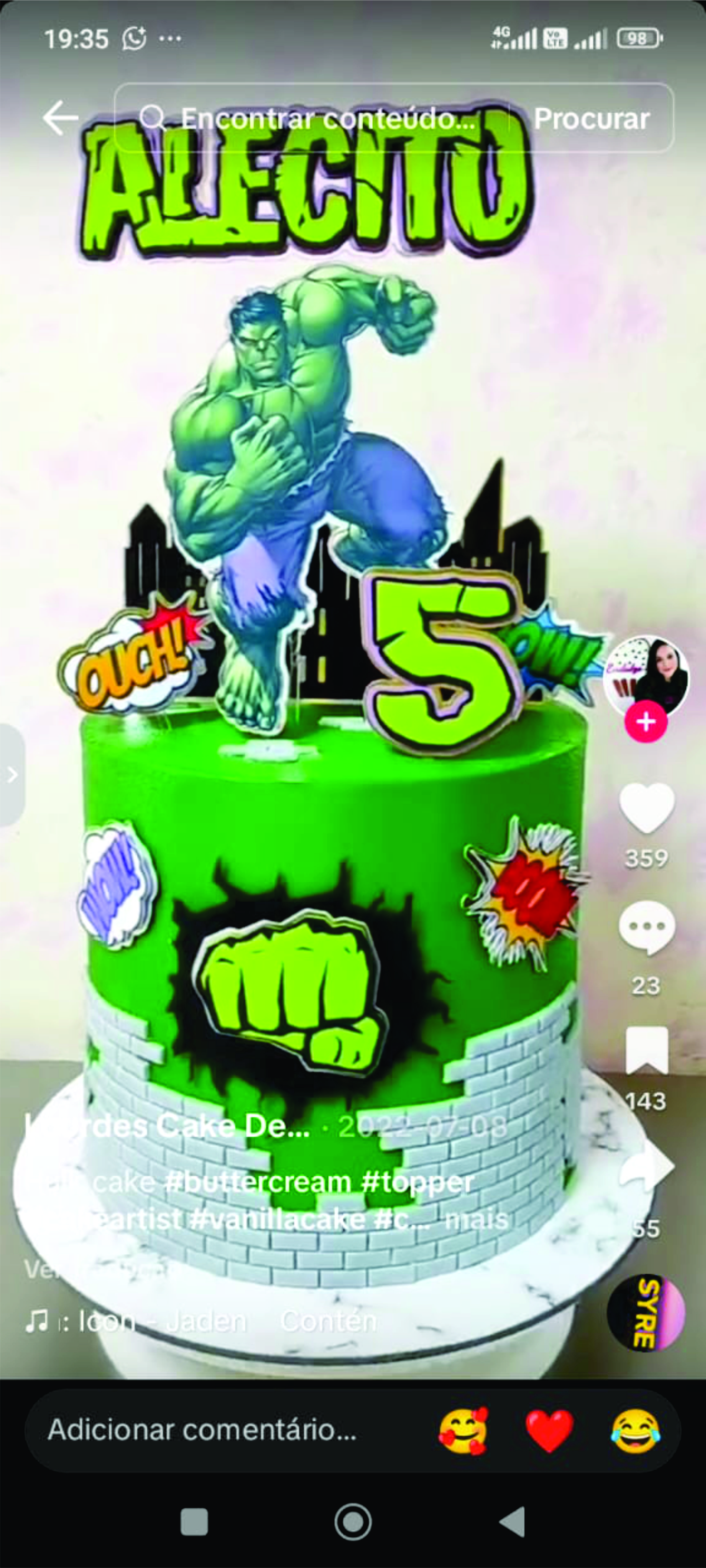 Inspiração HULK A